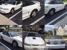 4th gen white 1996 Ford Mustang GT convertible For Sale