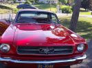 1st generation red 1965 Ford Mustang 6 cylinder 4spd For Sale