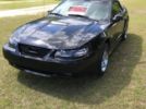 4th gen black 1999 Ford Mustang GT convertible For Sale