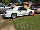 3rd gen white 1992 Ford Mustang convertible 5.0L For Sale