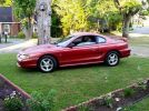 4th gen red 1994 Ford Mustang V6 3.8L automatic For Sale