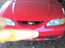 4th gen red 1995 Ford Mustang V6 3.8L automatic For Sale 4th gen red 1995 Ford Mustang V6 3.8L automatic For Sale
