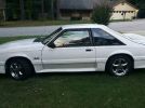 3rd gen white 1990 Ford Mustang GT Foxbody 5.0 V8 For Sale