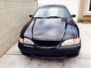 4th gen black 1994 Ford Mustang w/ 2012 Mustang wheels [SOLD]