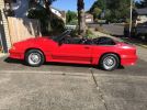 3rd generation red 1990 Ford Mustang GT convertible For Sale