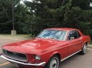Candy Apple Red 1968 Ford Mustang hardtop V8 For Sale