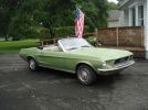 1st gen green 1968 Ford Mustang V8 3spd convertible For Sale