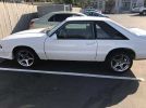 3rd generation white 1990 Ford Mustang LX manual For Sale