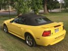 Yellow 2003 Ford Mustang GT 5spd convertible For Sale