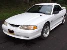 White 1995 Ford Mustang GT convertible 5spd V8 For Sale