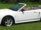 4th gen white 1999 Ford Mustang Cobra convertible For Sale