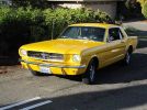 1st gen yellow 1965 Ford Mustang V8 automatic [SOLD]