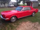 1st gen classic red 1966 Ford Mustang automatic I6 [SOLD]