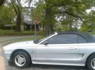4th gen silver 1996 Ford Mustang convertible 3.8 V6 For Sale