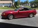 4th gen red 2004 Ford Mustang V6 convertible auto For Sale
