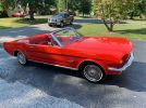 1st gen red 1965 Ford Mustang convertible automatic [SOLD]