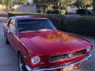 1st gen Cherry Red 1965 Ford Mustang V8 automatic For Sale