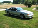 3rd generation silver 1991 Ford Mustang manual For Sale