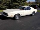 1st generation white 1973 Ford Mustang V8 3spd manual For Sale