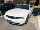 5th gen white 2011 Ford Mustang V8 convertible For Sale