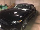 6th gen black 2015 Ford Mustang convertible auto For Sale