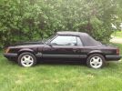 3rd gen black 1985 Ford Mustang LX convertible V8 For Sale