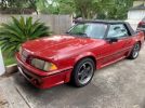 3rd generation red 1989 Ford Mustang GT automatic For Sale