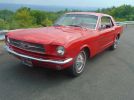 1st gen red 1965 Ford Mustang 4spd 6 cylinder [SOLD]