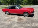 1st gen red 1965 Ford Mustang convertible automatic [SOLD]