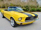 1st gen yellow 1967 Ford Mustang convertible automatic For Sale