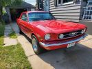 1st generation classic red 1966 Ford Mustang 3spd [SOLD]