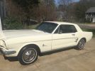 1st gen white 1966 Ford Mustang automatic 6 cylinder For Sale