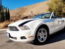 5th gen white 2010 Ford Mustang convertible automatic For Sale