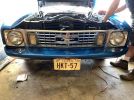 1st gen blue 1973 Ford Mustang convertible For Sale