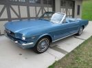 1st gen light blue 1966 Ford Mustang convertible For Sale