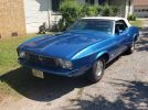 1st gen classic blue 1973 Ford Mustang convertible For Sale