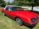 3rd gen red 1983 Ford Mustang GLX convertible For Sale