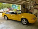 3rd gen yellow 1993 Ford Mustang LX convertible For Sale