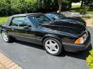 3rd gen triple black 1990 Ford Mustang LX convertible For Sale