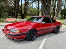 3rd gen Wild Strawberry 1990 Ford Mustang Coyote Swapped Coupe For Sale