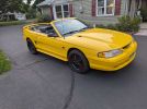4th gen yellow 1994 Ford Mustang GT convertible For Sale