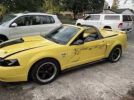 4th gen yellow 2001 Ford Mustang GT Premium convertible For Sale