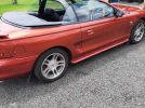 4th gen autumn orange 1997 Ford Mustang convertible V8 For Sale