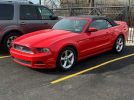 5th gen red 2013 Ford Mustang V6 convertible For Sale