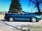 4th gen green 1998 Ford Mustang 5spd manual convertible For Sale