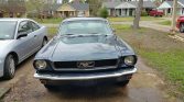 1st gen midnight blue 1966 Ford Mustang 289 coupe For Sale (1)