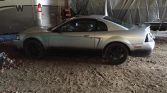 4th gen grey 2000 Ford Mustang V6 5spd salvage For Sale (1)