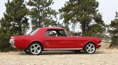 Classic 1st gen red 1966 Ford Mustang 289 Coupe For Sale (2)