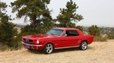 Classic 1st gen red 1966 Ford Mustang 289 Coupe For Sale (4)