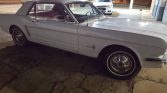 Classic 1st gen white 1965 Ford Mustang automatic For Sale (6)
